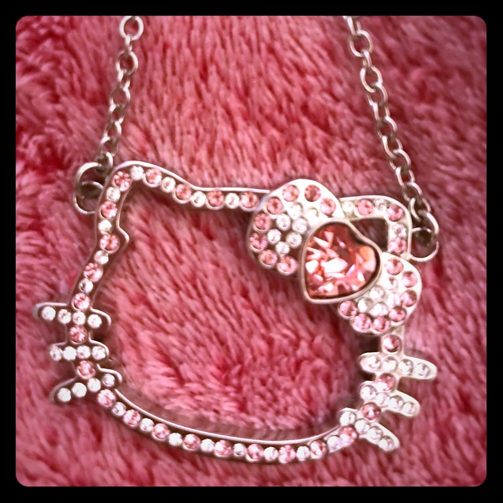 Hello Little Kitty Little Girls Necklace